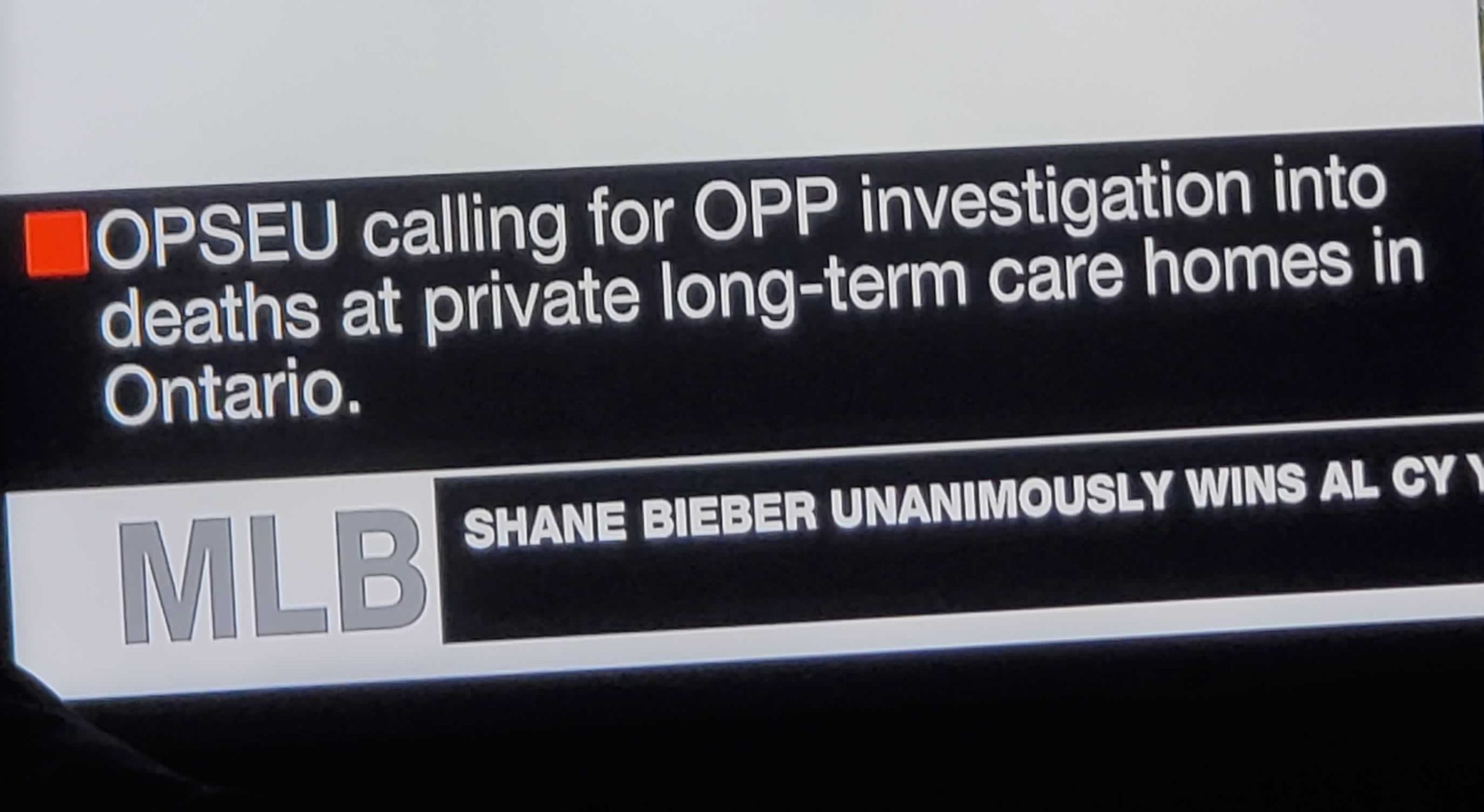 Media covering Thomas’s call for police to look into LTC deaths