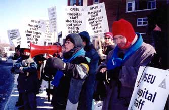 OPSEU hospital staff shortages put your health at risk